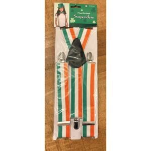 Amscan St. Patrick's Day Novelty Suspenders NIP